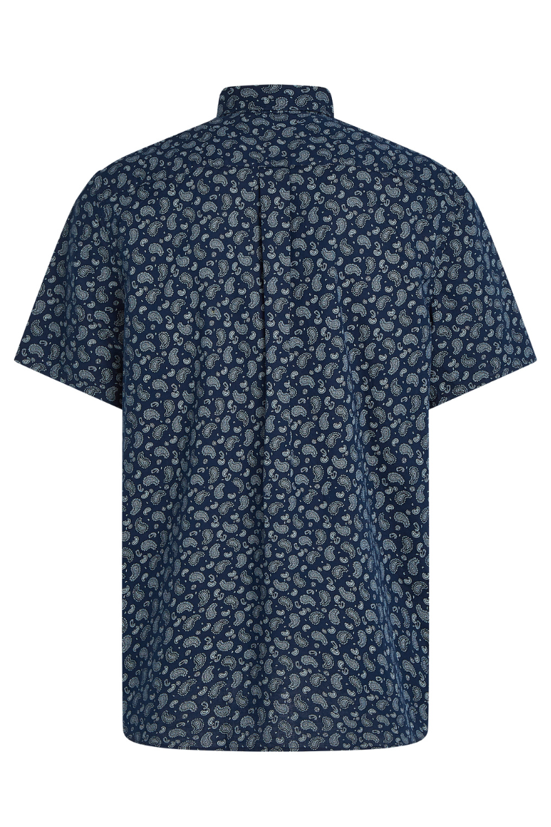 Cotton Linen Paisley Shirt
