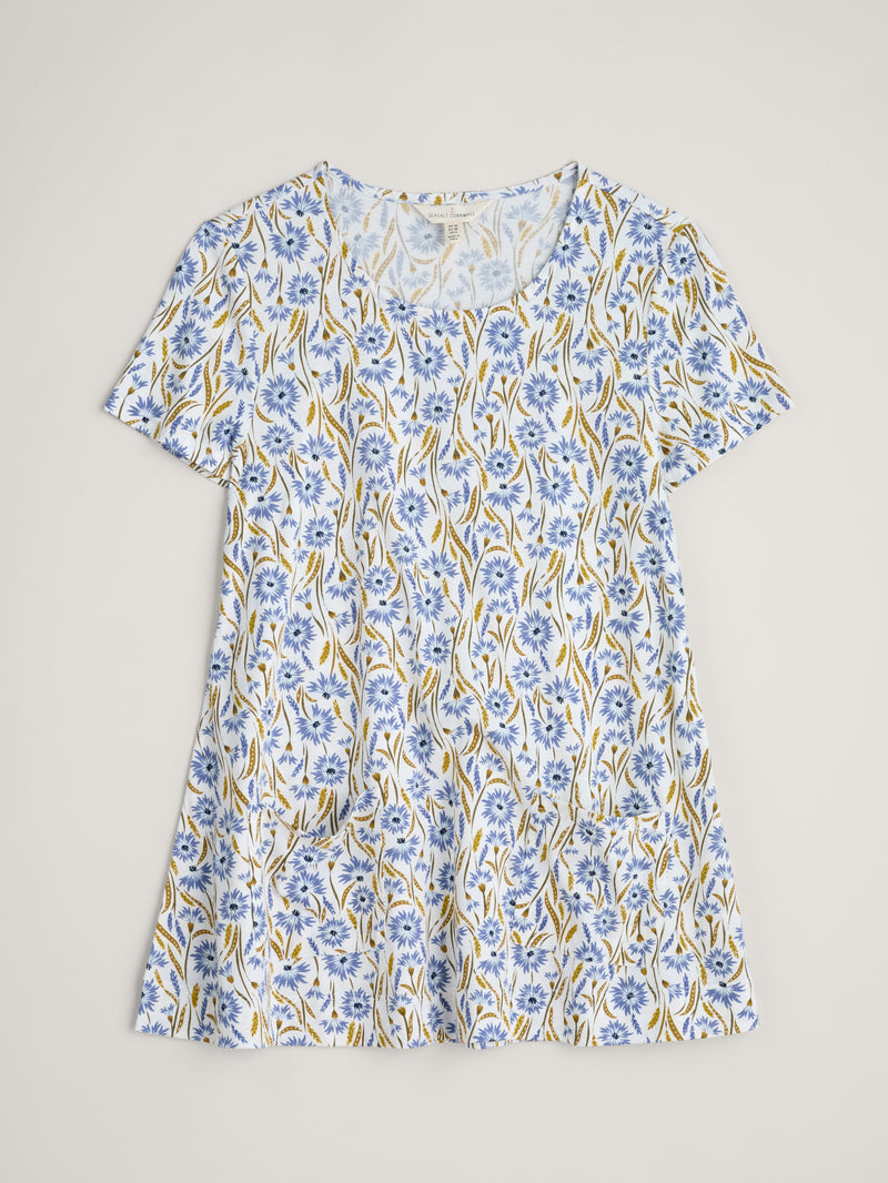An image of the Seasalt Short Sleeve Drawing Book Top