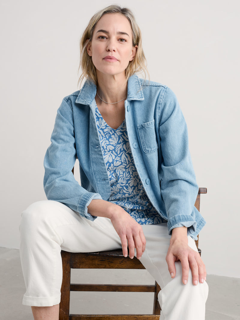 An image of the Seasalt Rosehip Top
