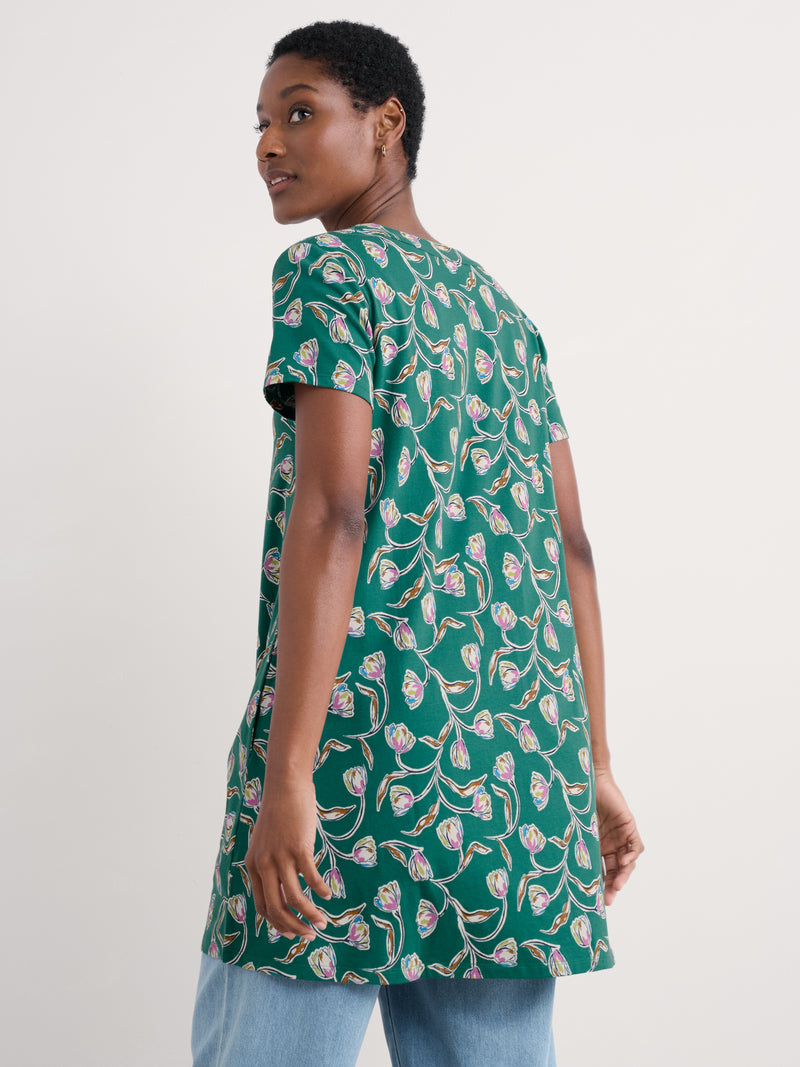An image of the Seasalt Short Sleeve Wreathe Tunic