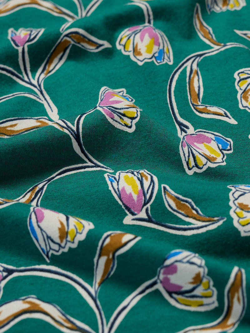 An image of the Seasalt Short Sleeve Wreathe Tunic