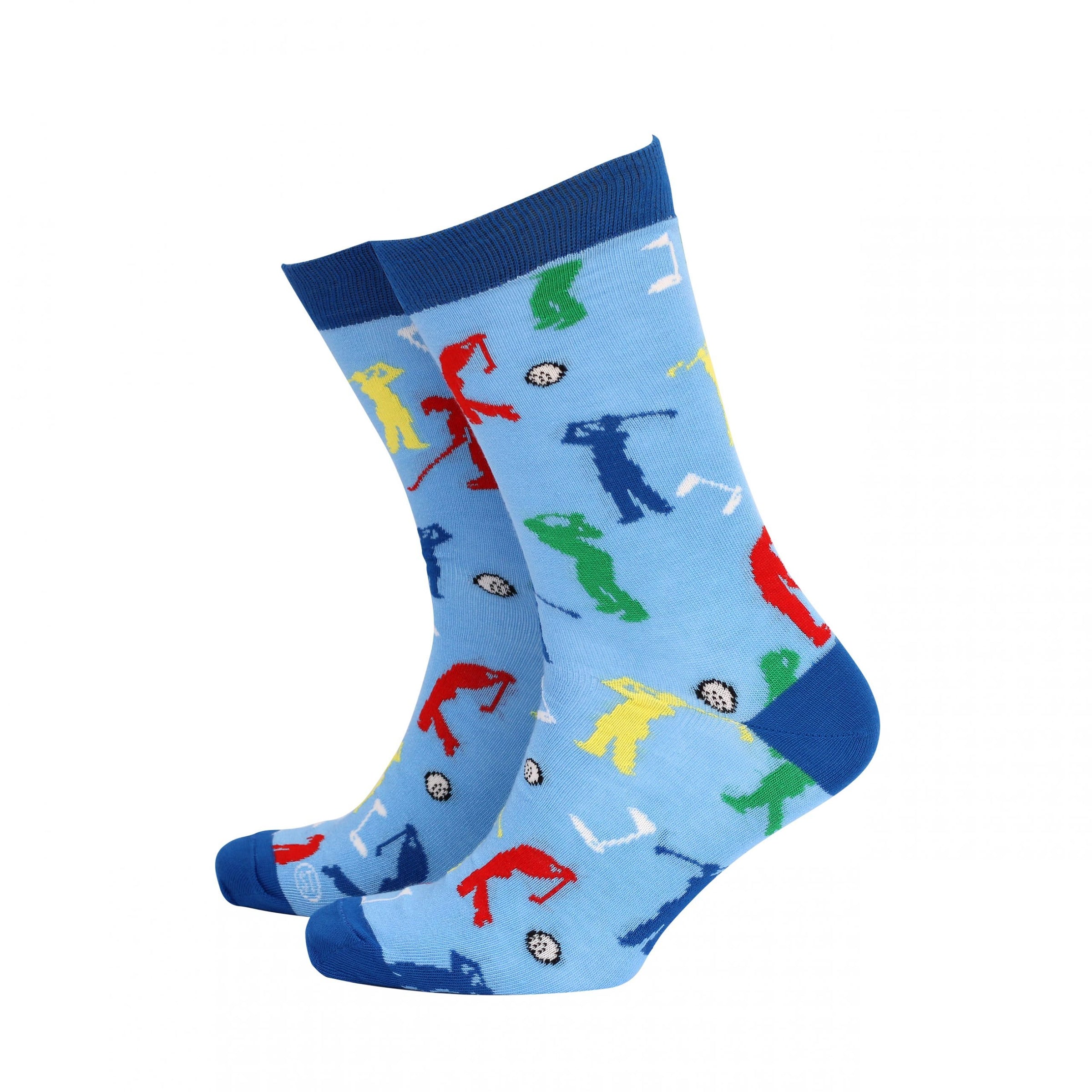 An image of the Smiling Faces Golf - Bamboo Socks