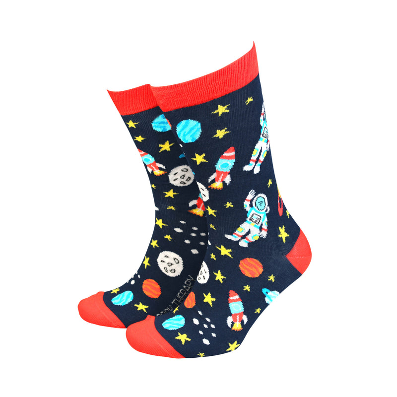 An image of the Smiling Faces Space - Bamboo Socks
