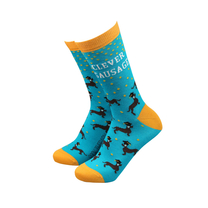An image of the Smiling Faces Clever Sausage - Bamboo Socks