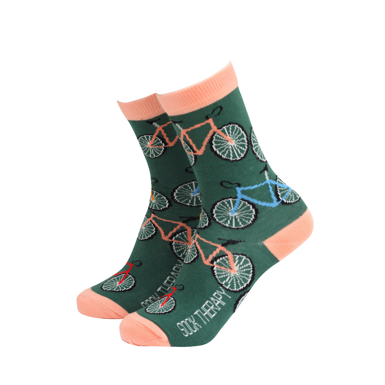 An image of the Smiling Faces Bicycle - Bamboo Socks