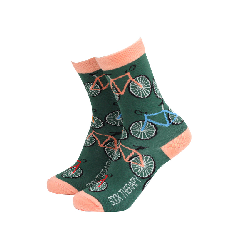 An image of the Smiling Faces Bicycle - Bamboo Socks