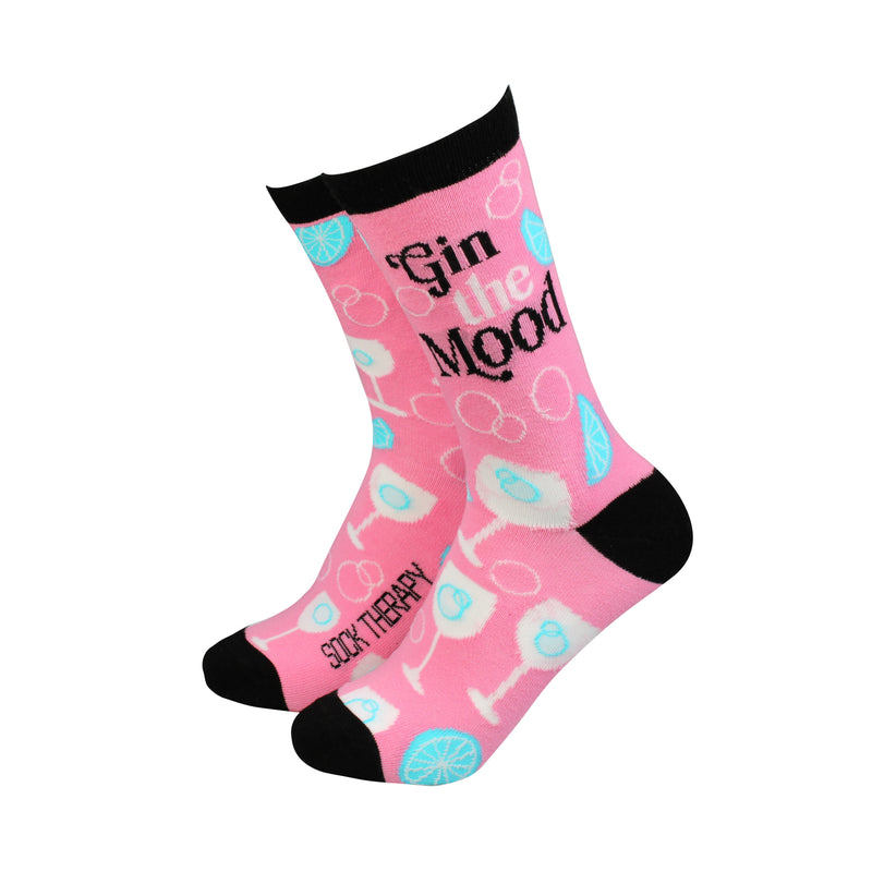 An image of the Smiling Faces Gin the Mood - Bamboo Socks