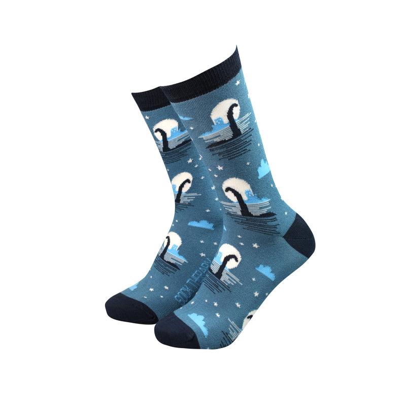 An image of the Smiling Faces Moonlight Nessie - Bamboo Socks