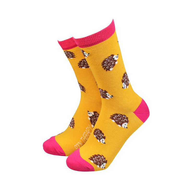 An image of the Smiling Faces Hedgehogs - Bamboo Socks
