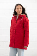 An image of the Lighthouse Scarlet Ladies Coat