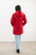 An image of the Lighthouse Scarlet Ladies Coat
