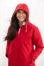 An image of the Lighthouse Scarlet Ladies Coat
