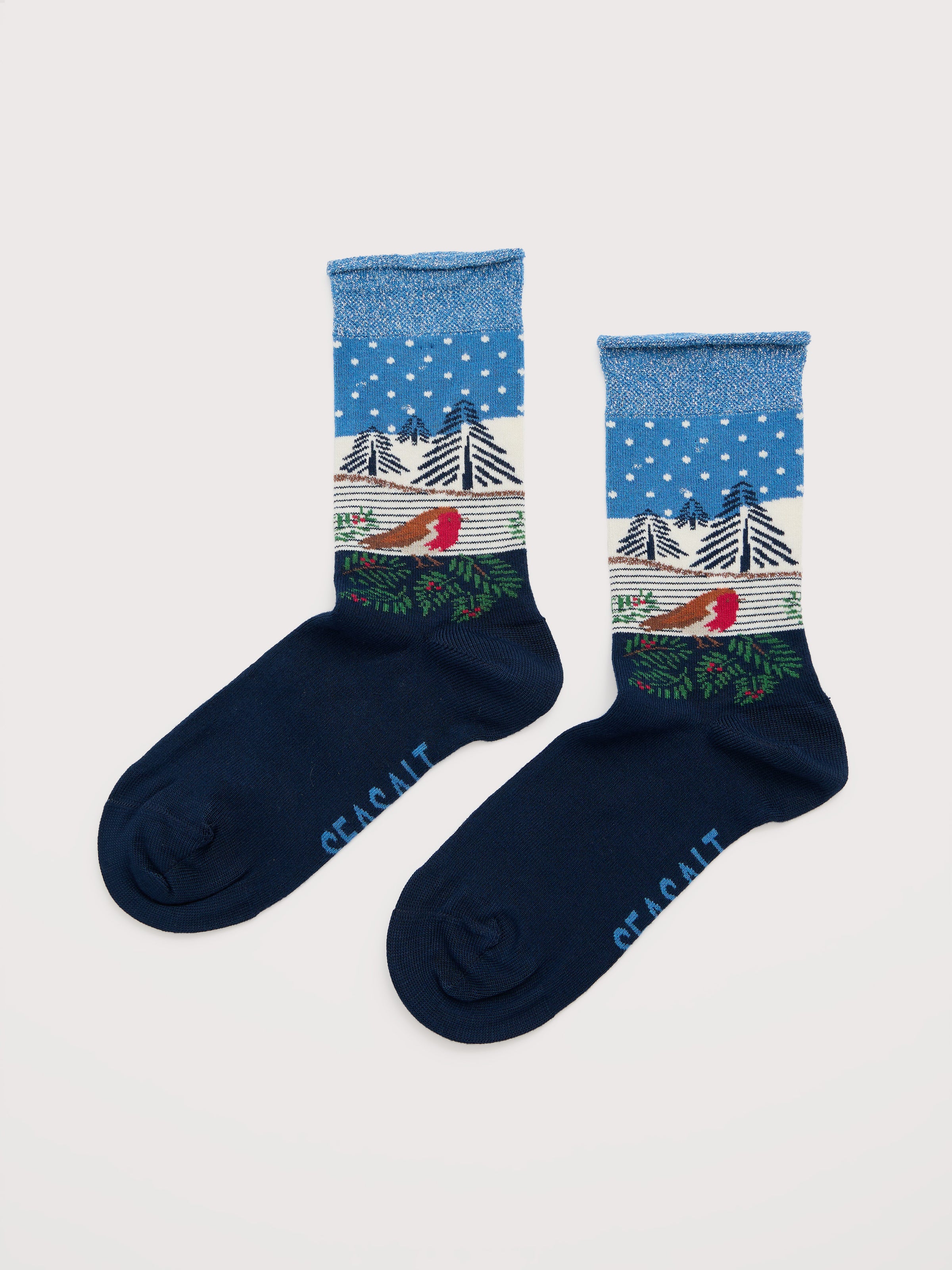 An image of the Seasalt Seasalt Snowy Scenes Socks