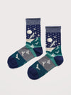 An image of the Seasalt Seasalt Snowy Scenes Socks