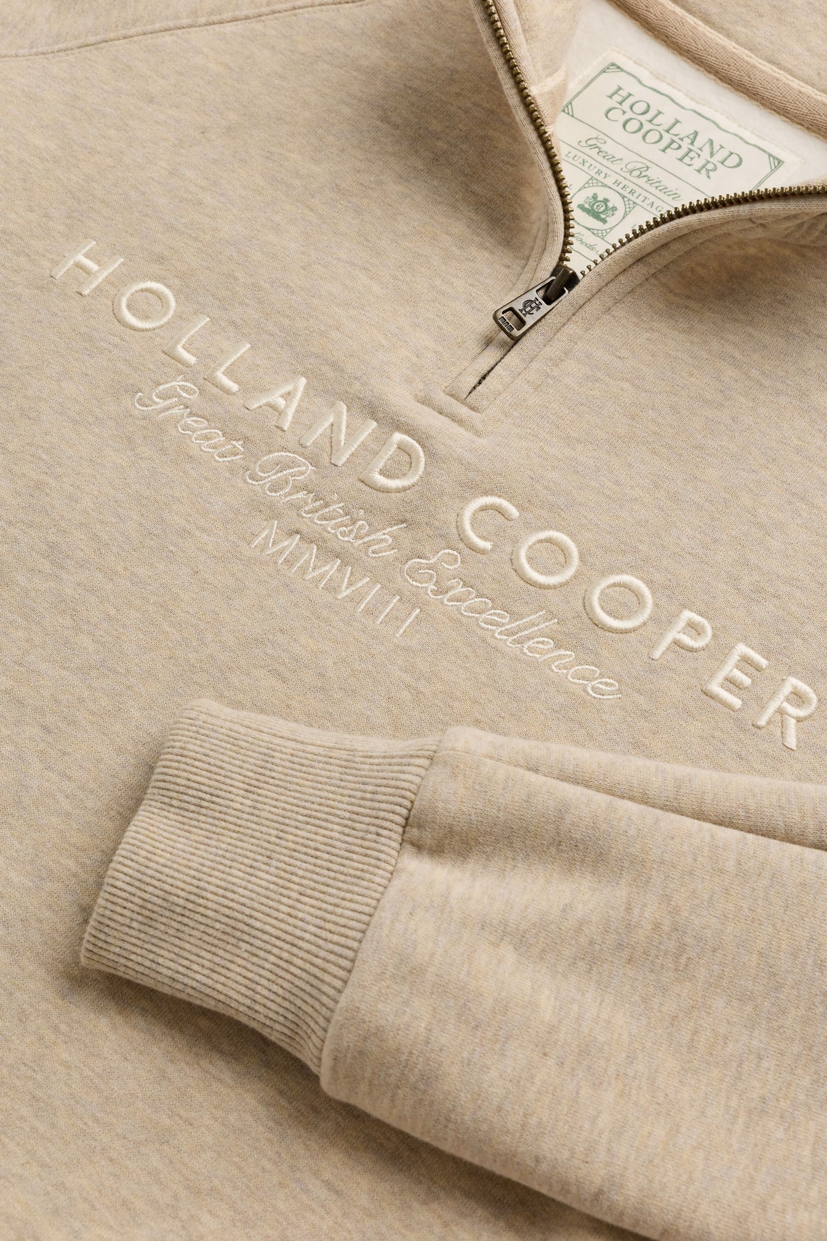 Sporting Goods Zip Henley