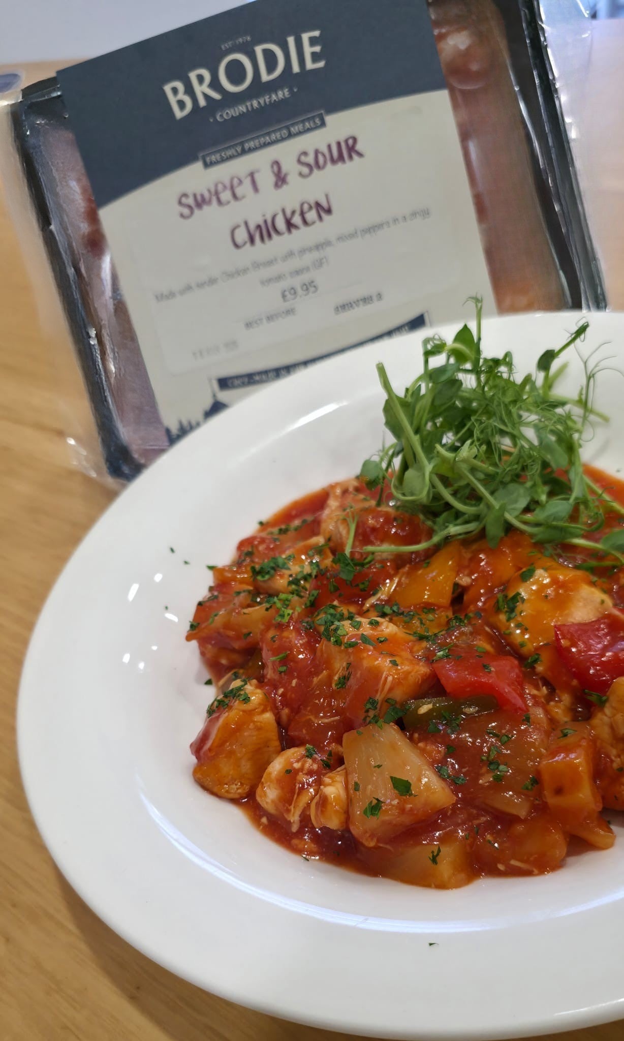 An image of the Brodie Countryfare Sweet & Sour Chicken