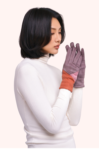 Roma Gloves in Tangerine Mix