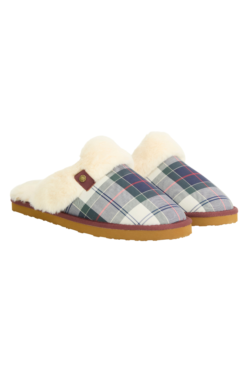 Claudia Tartan Slipper