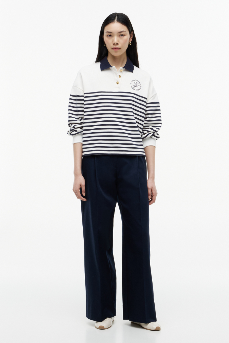 Relaxed Polo Sweatshirt