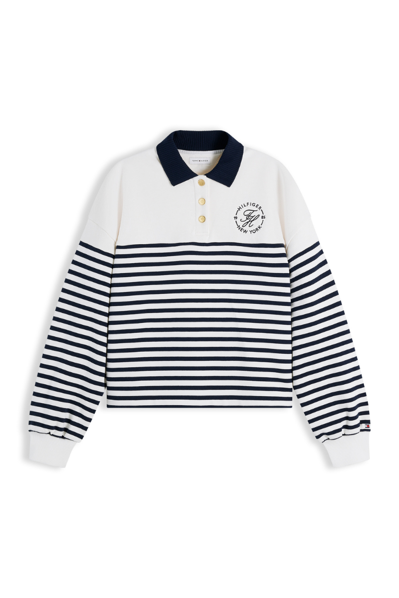 Relaxed Polo Sweatshirt