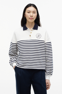 Relaxed Polo Sweatshirt
