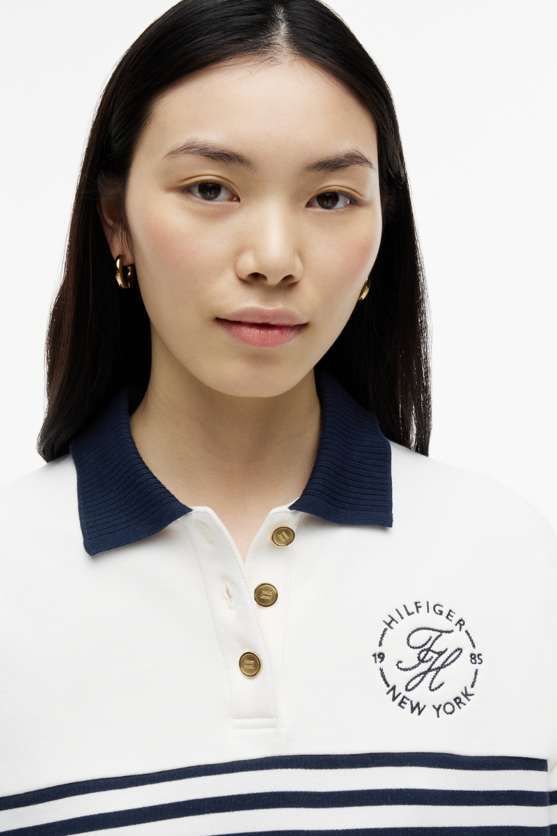 Relaxed Polo Sweatshirt