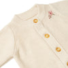 An image of the Eleanor Charles Horseshoe Floral Cardigan