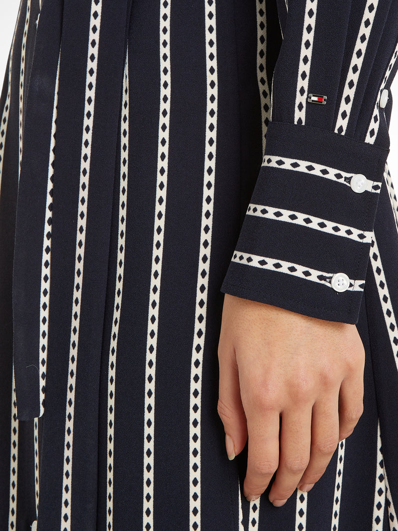 An image of the Tommy Hilfiger Argyle Stripe Dress
