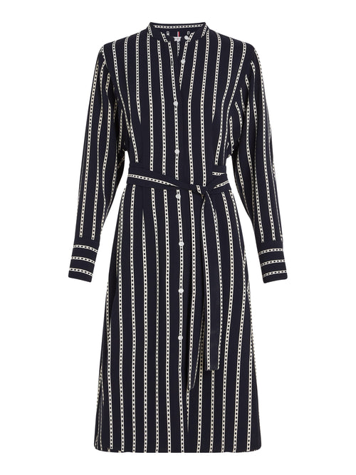 An image of the Tommy Hilfiger Argyle Stripe Dress