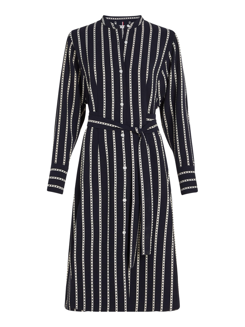 An image of the Tommy Hilfiger Argyle Stripe Dress