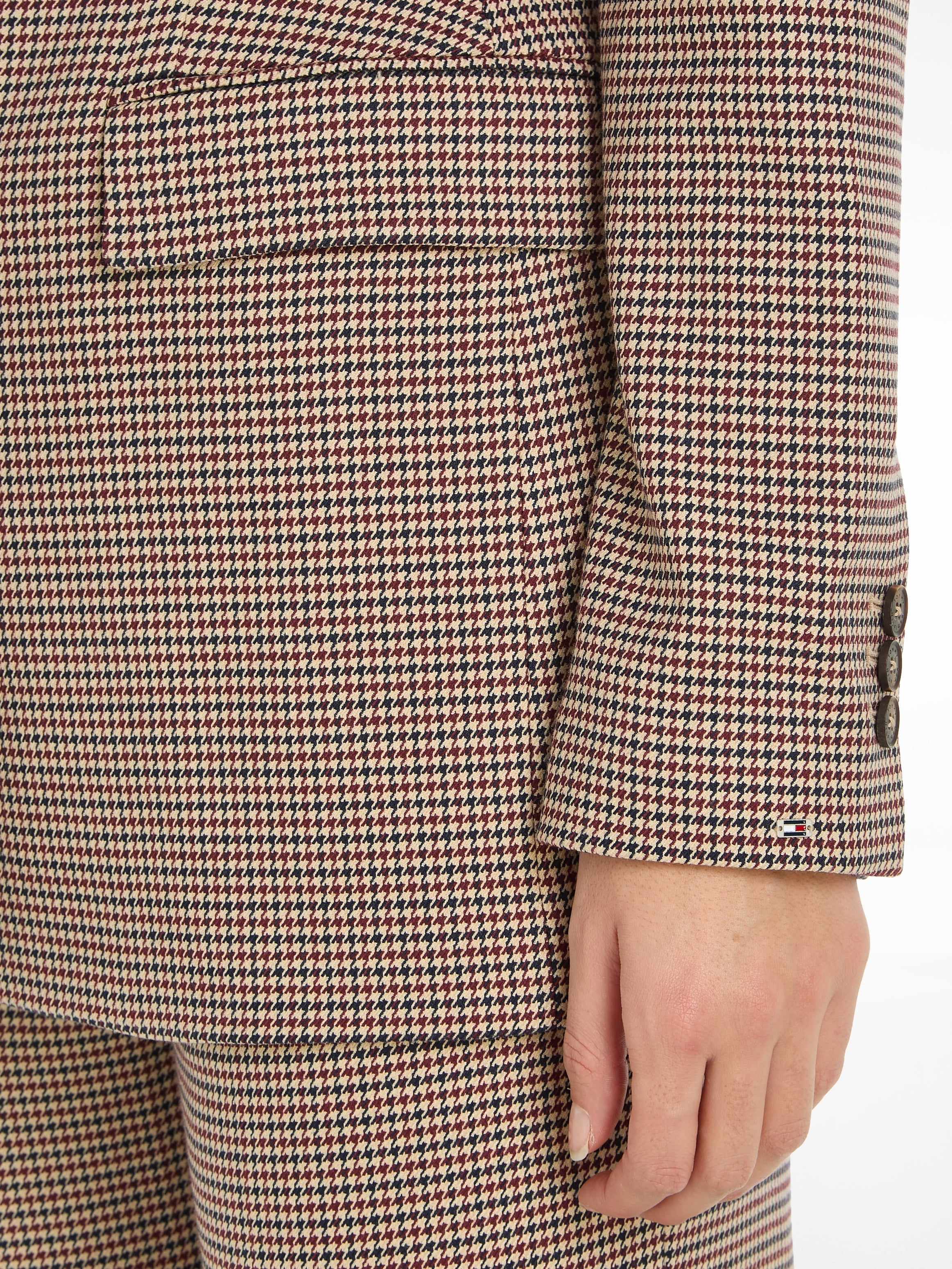 An image of the Tommy Hilfiger Check Slim SB Blazer