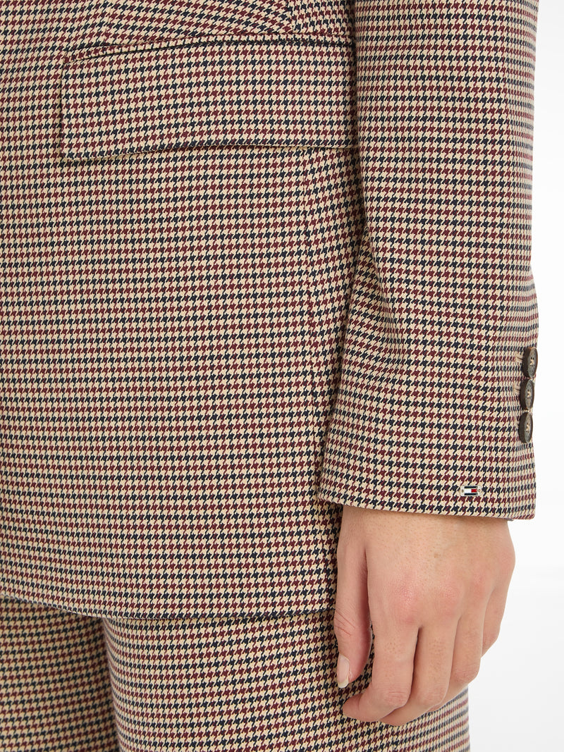 An image of the Tommy Hilfiger Check Slim SB Blazer