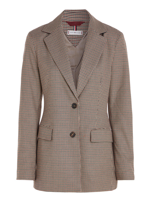 An image of the Tommy Hilfiger Check Slim SB Blazer