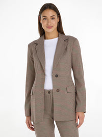 An image of the Tommy Hilfiger Check Slim SB Blazer