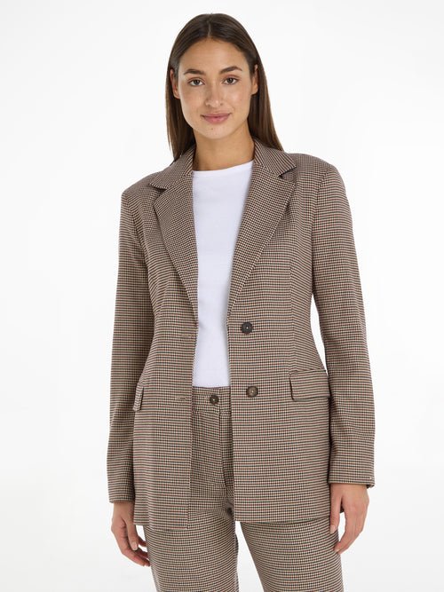 An image of the Tommy Hilfiger Check Slim SB Blazer