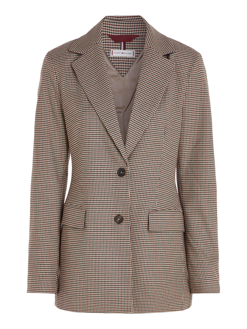 An image of the Tommy Hilfiger Check Slim SB Blazer