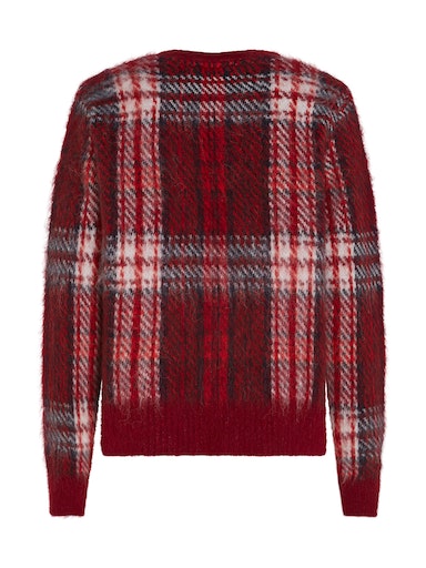 Tartan Check V-Neck Cardi