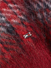 An image of the Tommy Hilfiger Tartan Check V-Neck Cardi