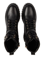 Buckle Lace Up Boot