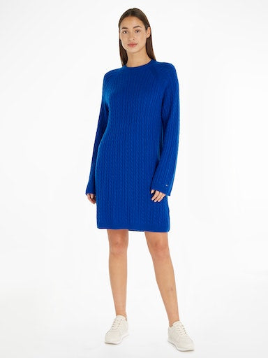 An image of the Tommy Hilfiger Cablie Soft Wool Dress