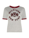 An image of the Tommy Hilfiger Varsity Flock Top