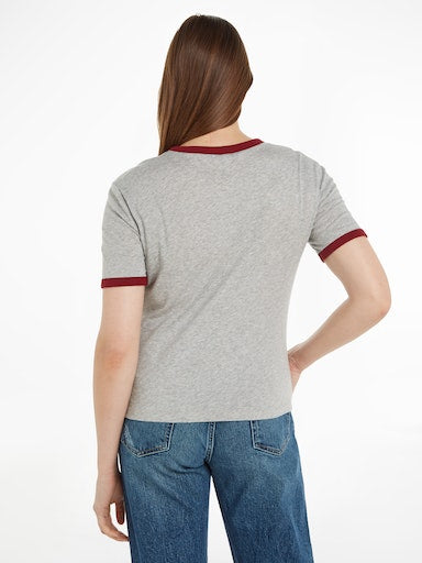 An image of the Tommy Hilfiger Varsity Flock Top