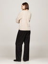 An image of the Tommy Hilfiger Pure Wool Oversized V-Neck Cardigan