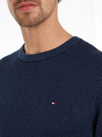 An image of the Tommy Hilfiger Pure Wool Cable Knit Jumper