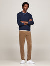 An image of the Tommy Hilfiger Pure Wool Cable Knit Jumper