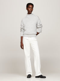 An image of the Tommy Hilfiger Wool Blend Mock Turtleneck Jumper