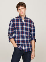 An image of the Tommy Hilfiger Tommy Tartan Regular Fit Poplin Shirt