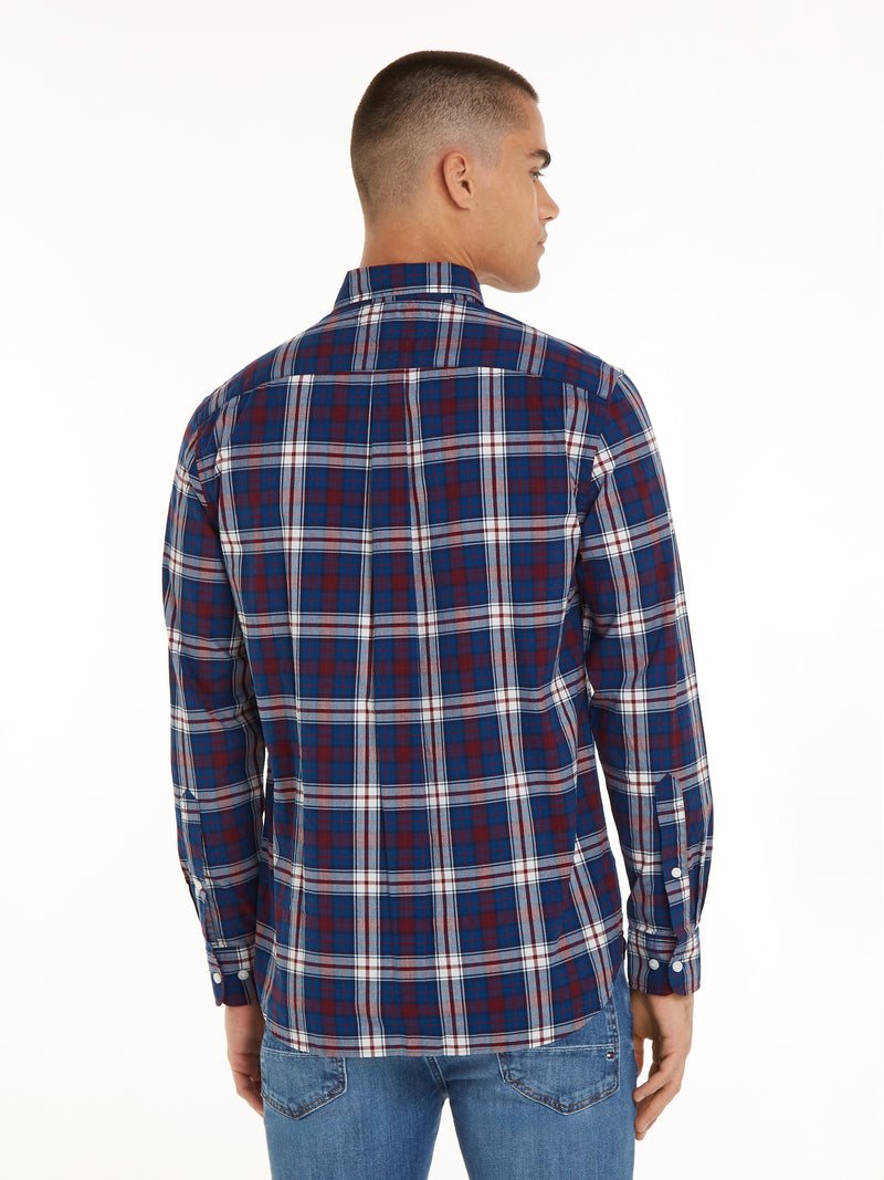 An image of the Tommy Hilfiger Tommy Tartan Regular Fit Poplin Shirt