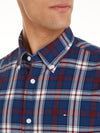 An image of the Tommy Hilfiger Tommy Tartan Regular Fit Poplin Shirt