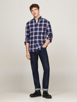An image of the Tommy Hilfiger Tommy Tartan Regular Fit Poplin Shirt